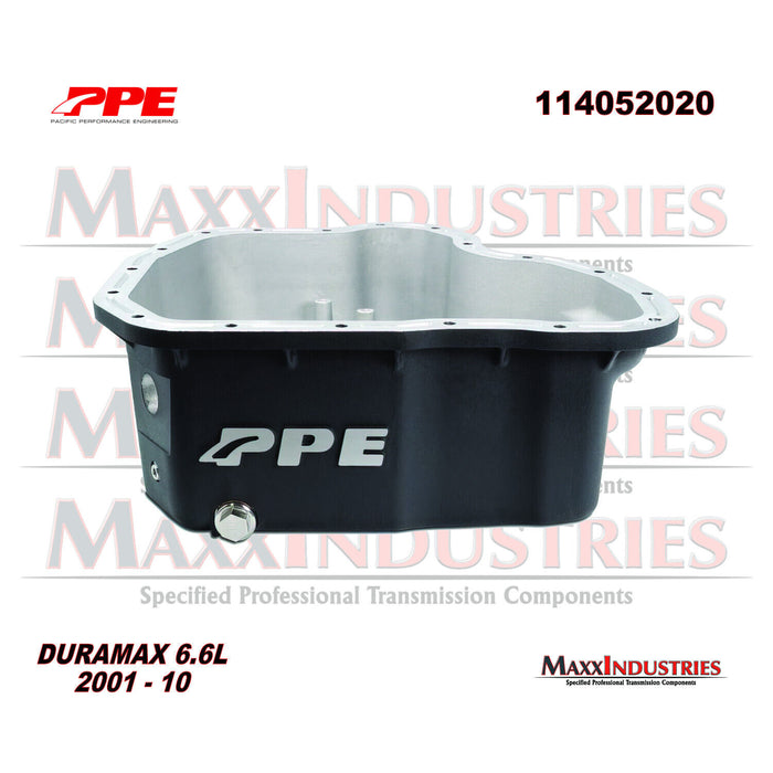 fits Chevy GMC Duramax 2001-10 Aluminum Engine Oil Pan Upgrade by PPE 114052020
