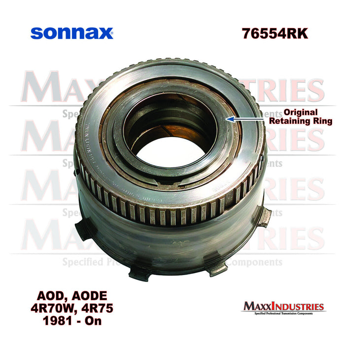 AOD AODE 4R70W Intermediate Clutch Spiral Retaining Rings Sonnax 76554RK