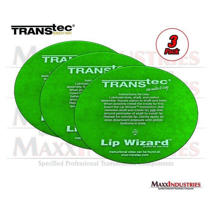 TRANSTEC Lip Wizard NEW Transmission Clutch Piston Lip Seal Installer Tool 3-pc
