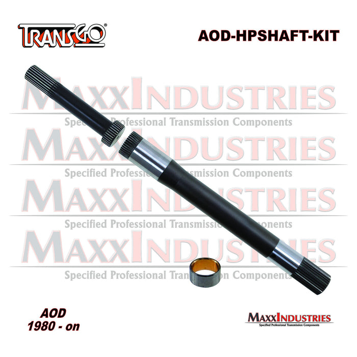 1980-UP AOD FIOD Ford Transmission High Performance 2-Piece Conversion Shaft Kit