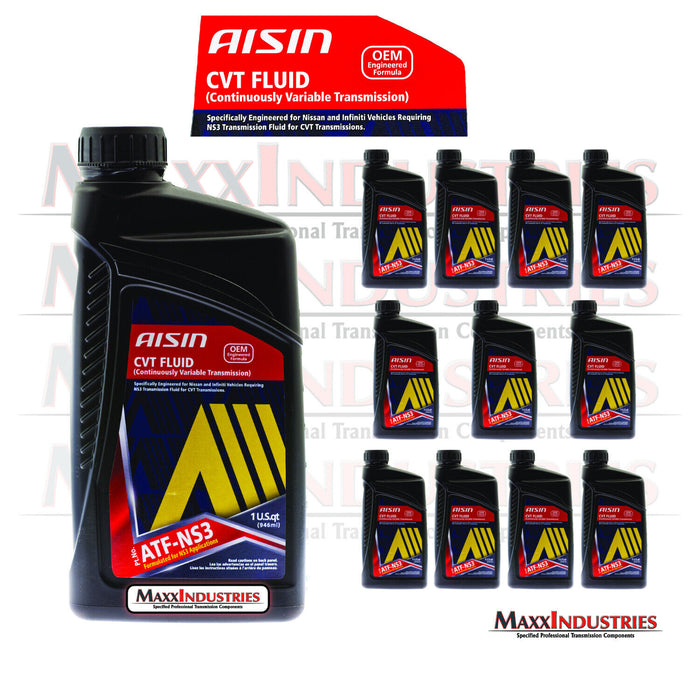 AISIN OEM Engineer Nissan NS-3 CVT Fluid 12 Quarts (999MP-CV0NS3 / 999MP-NS300P)