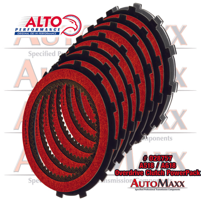 46RE 47-48RE Alto PowerPack Red Eagle Friction Clutches High Performance 028757