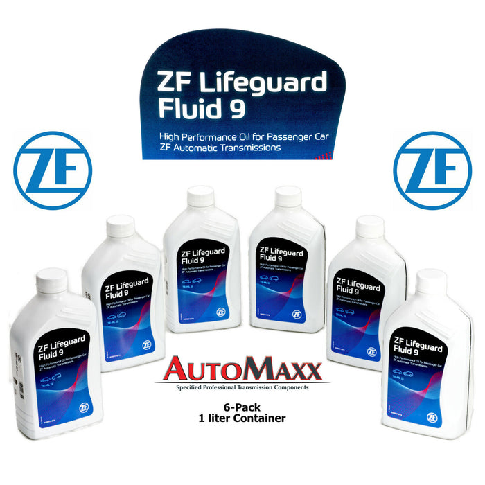 ZF Lifeguard 9 Transmission Fluid 6-Pack 1 Liter Jug for ZF9HP 948TE 9HP48 2014+