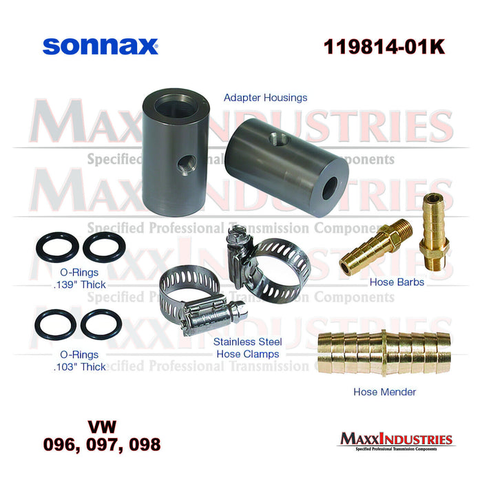 Sonnax 119814-01K Transmission Remote Transmission Cooler Adapter Kit 01M 097