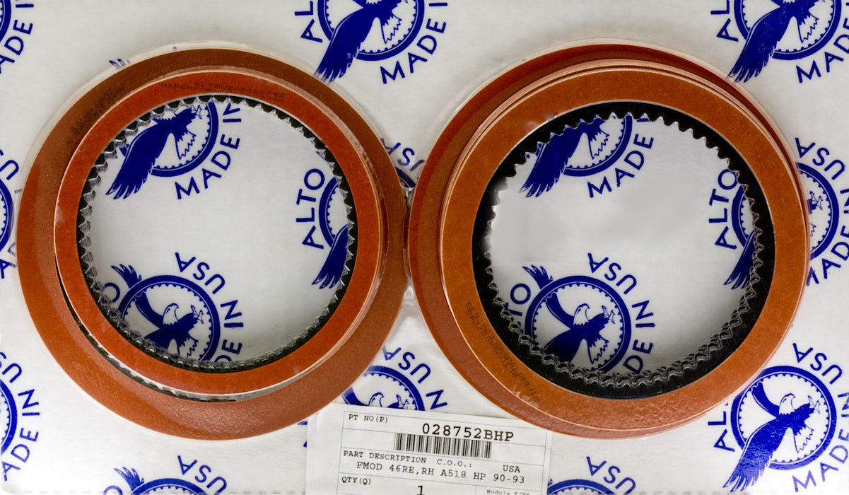 Alto A518 618 46RE Red Eagle Friction Clutch Set Complete 22 pcs Heavy Duty