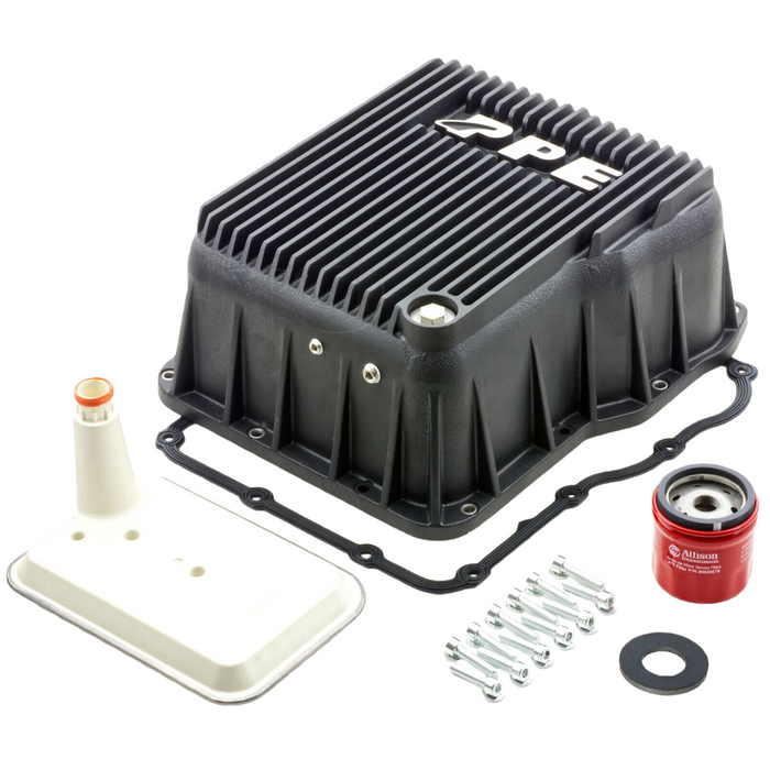 Allison Transmission Deep Aluminum Pan upgrade kit from PPE Duramax Chevy GMC