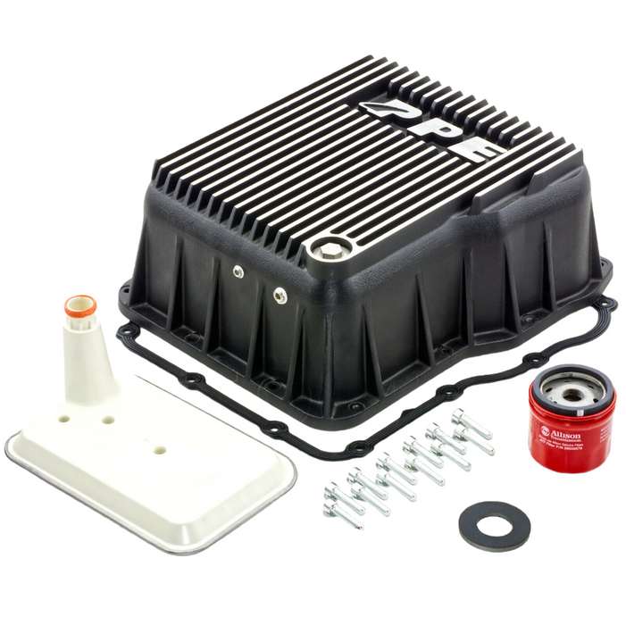 Allison Transmission Deep Aluminum Pan upgrade kit from PPE Duramax Chevy GMC