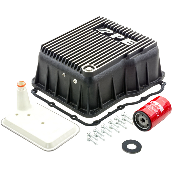 Allison Transmission Deep Aluminum Pan upgrade kit from PPE Duramax Chevy GMC