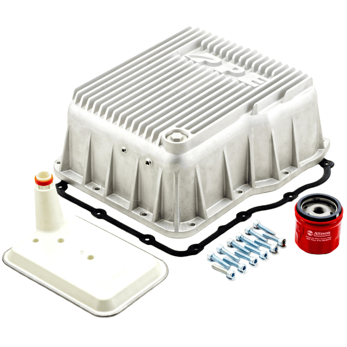 Allison Transmission Deep Aluminum Pan upgrade kit from PPE Duramax Chevy GMC