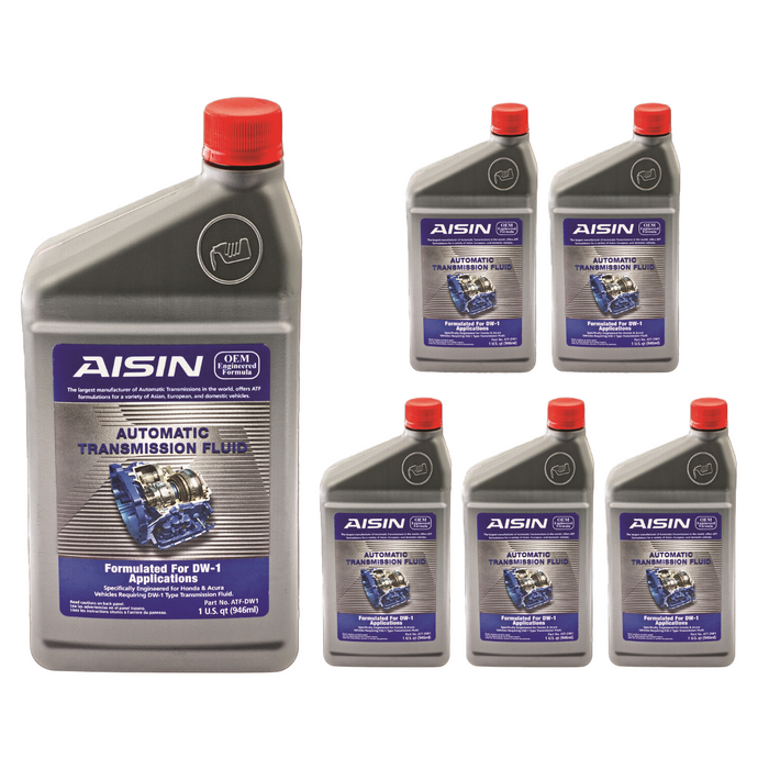 Honda Acura Automatic Transmission Fluid Service Aisin Type DW-1 6-quart pack