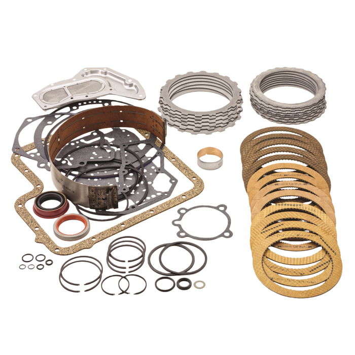 1976-up C6 Transmission Deluxe Master Rebuild Kit with Steels BorgWarner Clutch