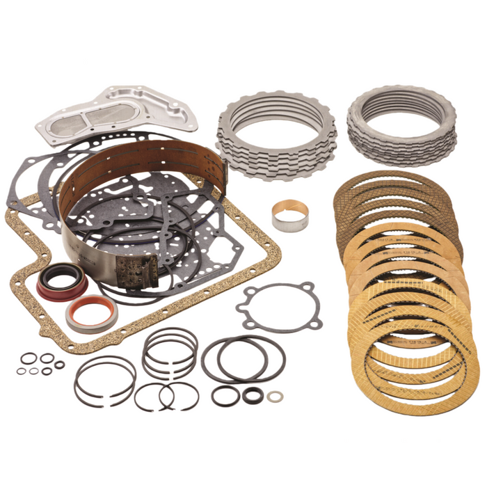 1976-up C6 Transmission Deluxe Master Rebuild Kit with Steels BorgWarner Clutch