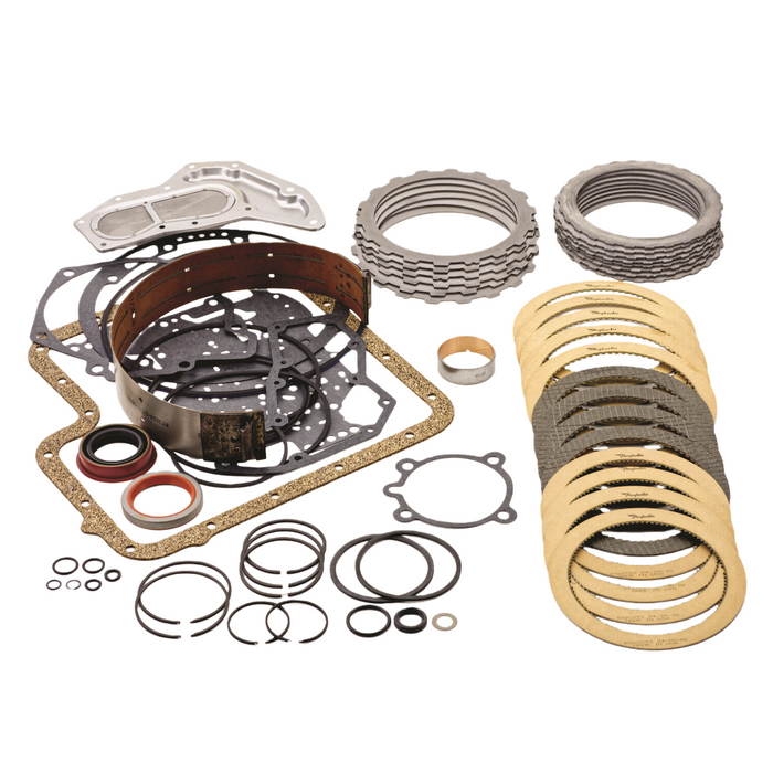 1976-up C6 Transmission Deluxe Master Rebuild Kit with Steels Raybestos Clutches