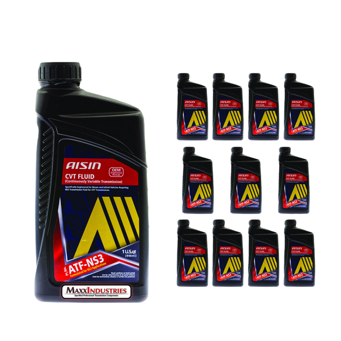 AISIN OEM Engineer Nissan NS-3 CVT Fluid 12 Quarts (999MP-CV0NS3 / 999MP-NS300P)