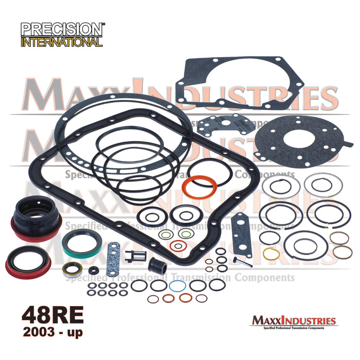 48RE Transmission Precision Rebuild Kit with Gaskets, Rings and Seals