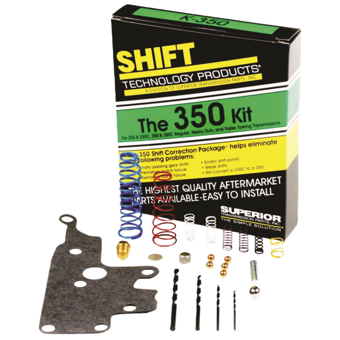Turbo 350 TH350C Transmission Superior K350 Heavy Duty Valve Body Shift Kit