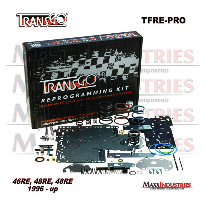 Transgo TFRE-PRO Reprogramming Kit for extreme duty work trucks 46RE 47RE 48RE