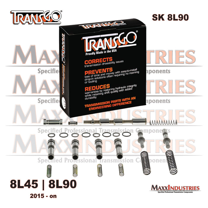 Transgo (SK 8L90) Shift Kit Valve Body Repair Kit for 8L45 8L90 2015-Up