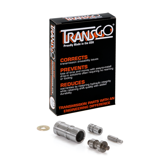 Transgo U140 Steel Replacment Main Press Reg Boost Bushing/Valve Kit U140-BOOST