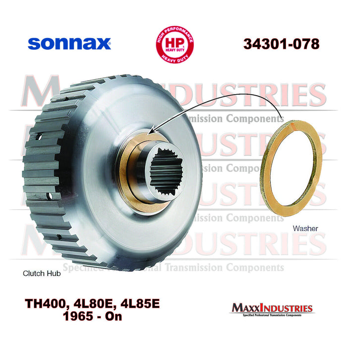 Sonnax 34301-078 Forward Clutch Hub Washer (Rear) (5 Piece)