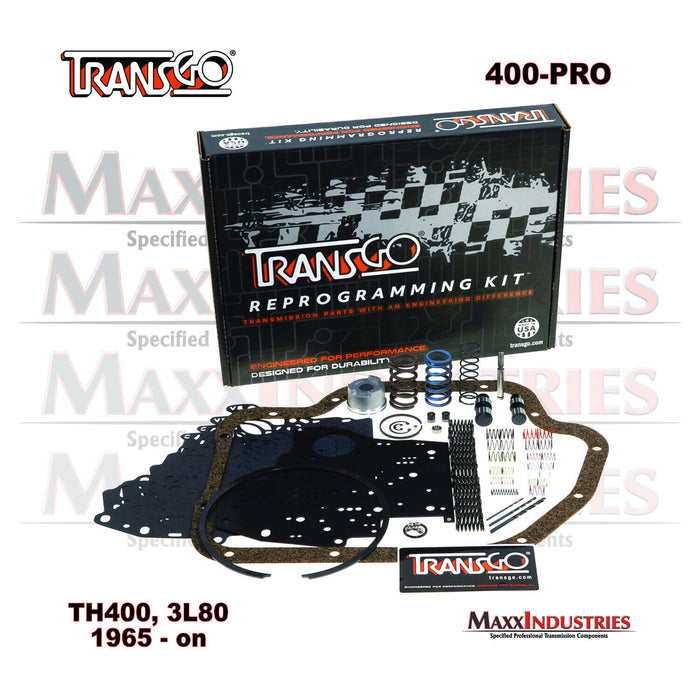 Transgo 400-PRO Valve Body Reprogramming Shift Kit fits GM TH400 (SK400-PRO)*