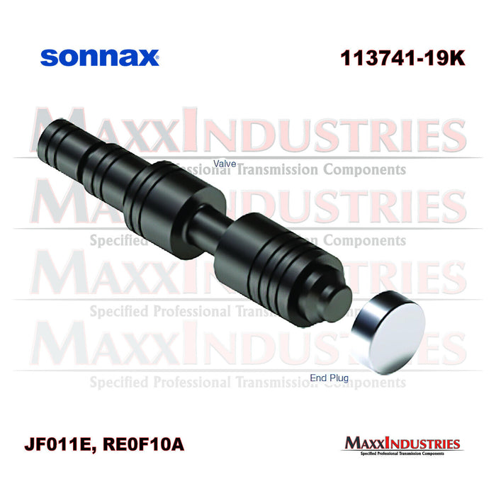 Sonnax 113741-19K Oversized Secondary Pulley Control Valve Kit JF011E (RE0F10A)