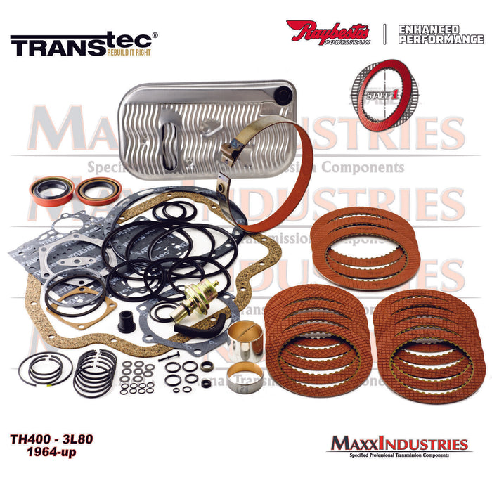 TH400 1965-98 Turbo 400 Transmission Deluxe Rebuild Kit Stage 1 Raybestos