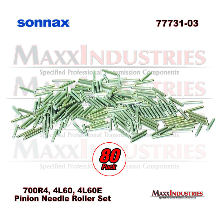 Sonnax 77731-03 Transmission Needle Bearings, Rear Planet (80 per kit) 4L60E