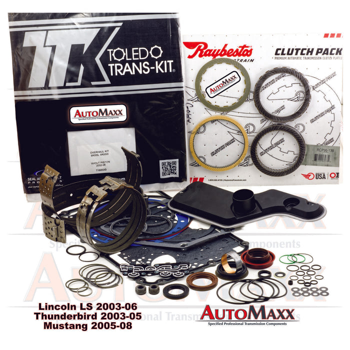 5R55W/S Transmission Master Rebuild Kit Raybestos Clutches with Bands 2003-08