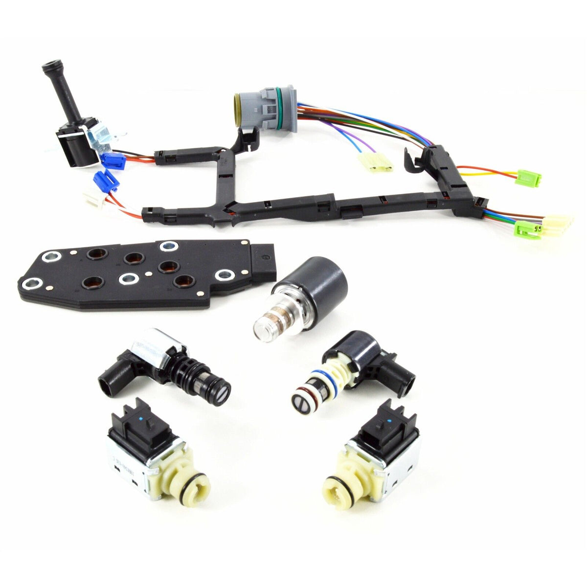 6-Piece Solenoid Kit For GMC/Chevy 4L60E / 4L65E 2003-2007 - Hummer H2 H3
