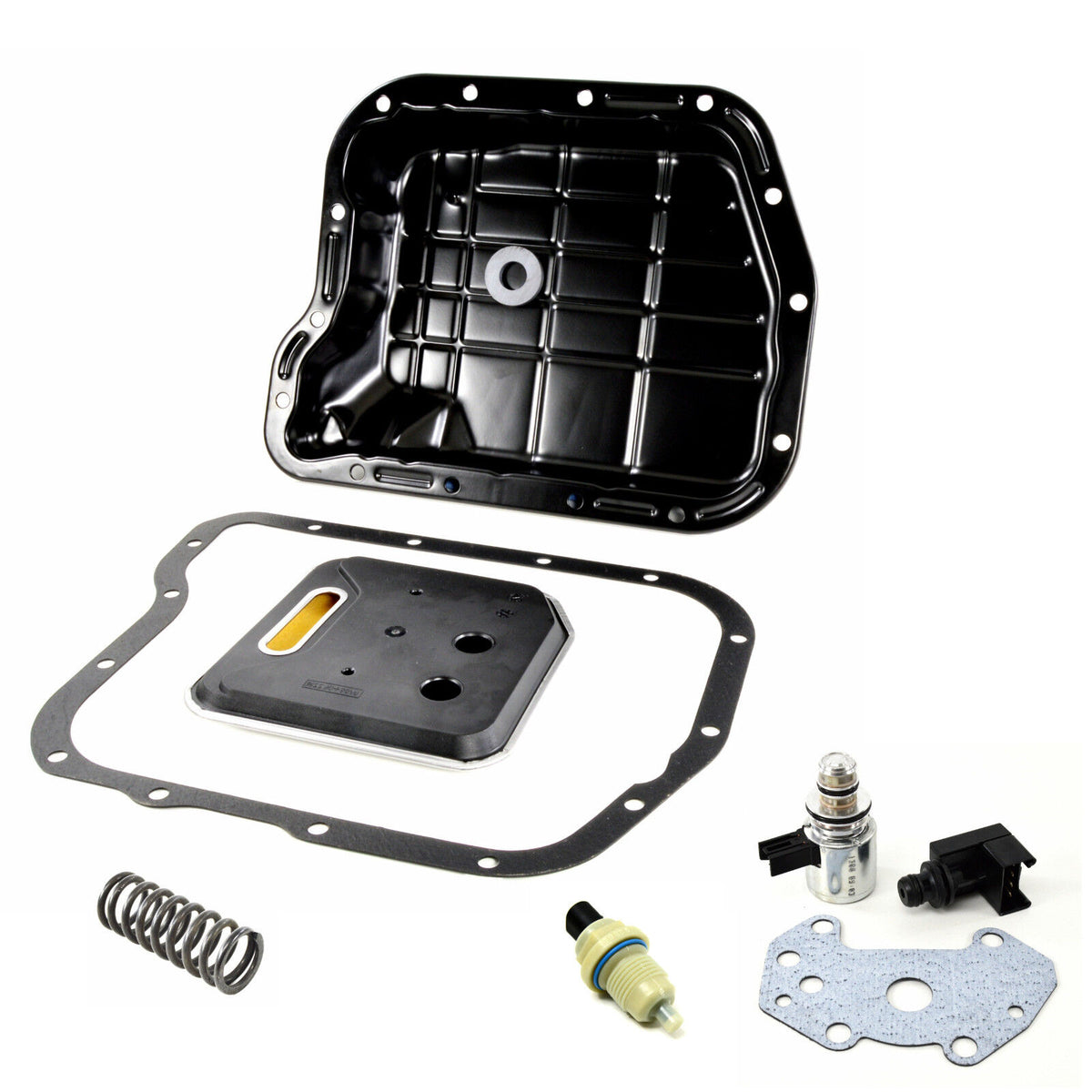 A518 46RE 47RE 48RE Transmission Solenoid Set Oil Pan & Filter Kit 200 ...