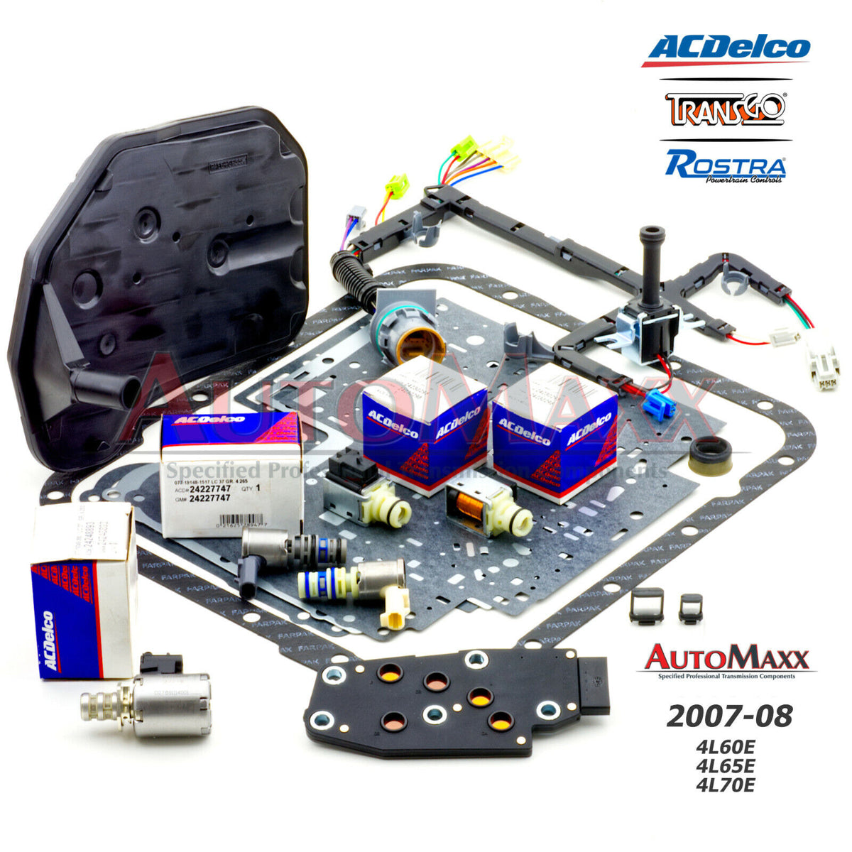 4L60E L2006-08 TRANSMISSION 7pc SHIFT SOLENOID SERVICE KIT FIT CHEVY G ...