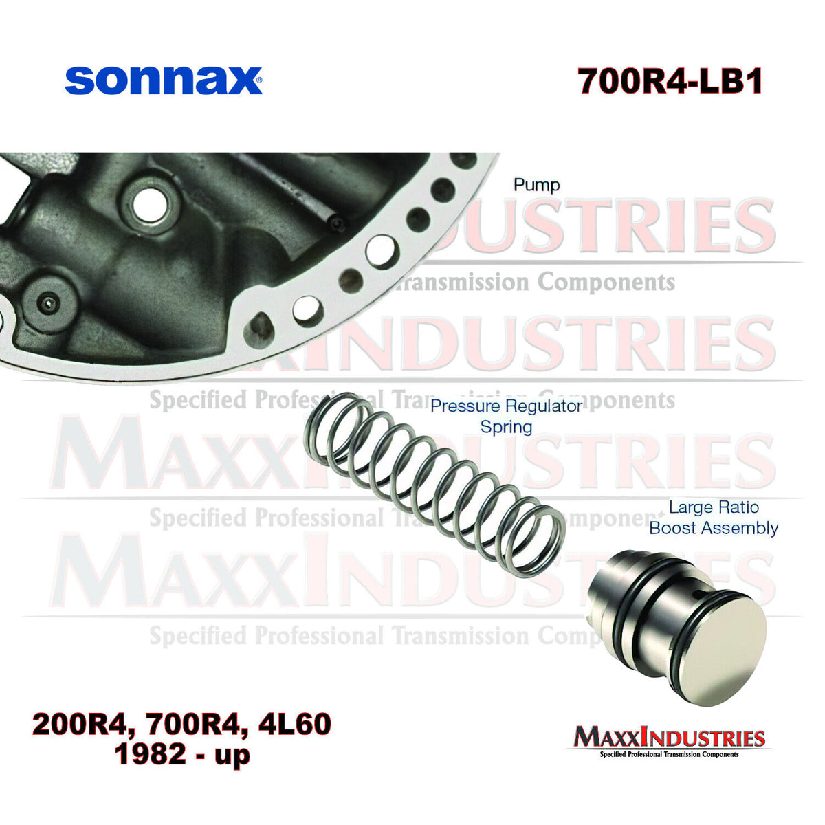 Sonnax 77917-500 Throttle Valve Boost Valve Kit .500