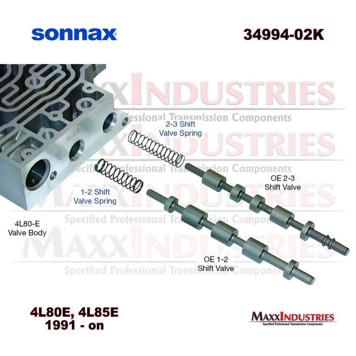 Sonnax 34994-02K Transmission 1-2 & 3-4 Shift Valve Spring Kit 4L80E 91-18