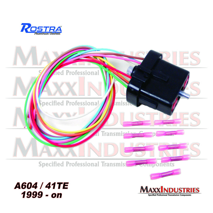 A604 41TE Transmission Solenoid Pack Wiring Harness Repair Kit Rostra 350-0068
