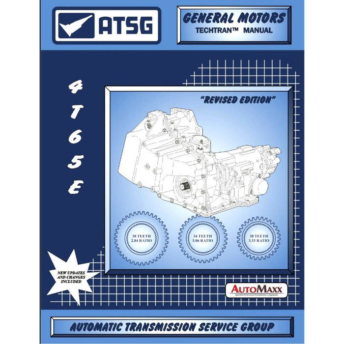 ATSG 4T65E Tech Rebuild Overhaul Manual Book Guide 1997 & Up Chevy Cadillac