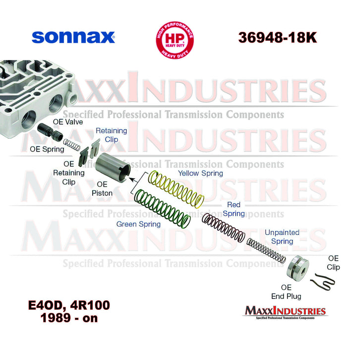 Sonnax 36948-18K Transmission Performance Rated Accumulator Spring Kit