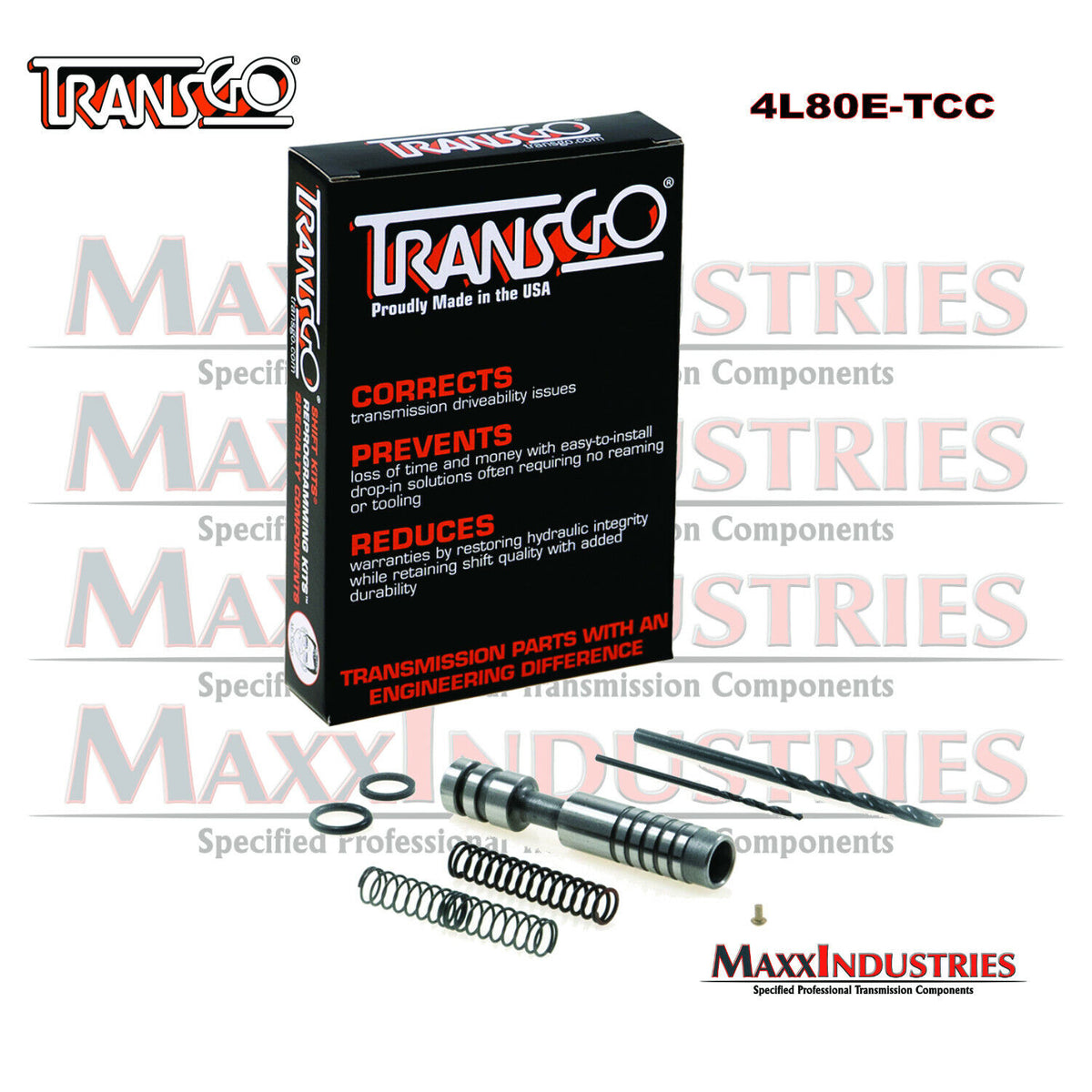 4L80E 4L85E GM Transmission TCC Regulator Valve Repair Kit TransGo (4L ...