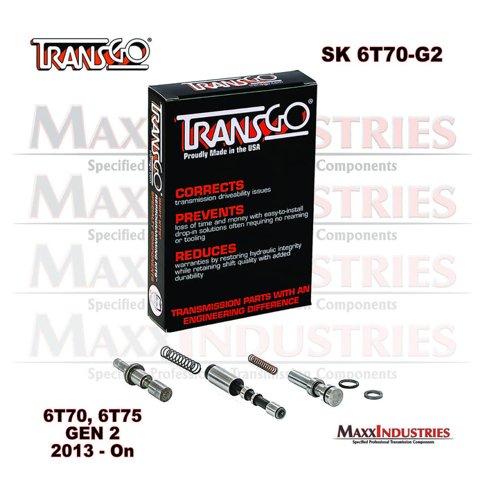 Transgo SK 6T70-G2 Valve Body Repair Kit Fits 6T70, 6T75, 6T80 GEN2 2013-on