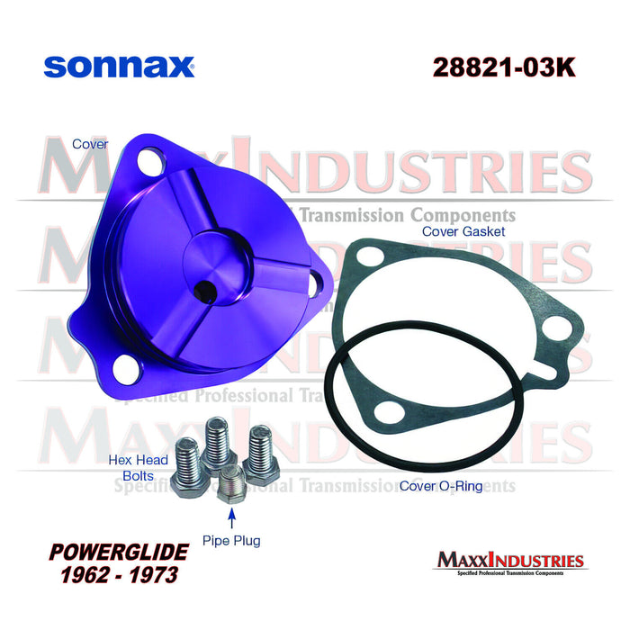 Sonnax  28821-03K Powerglide Servo Cover Kit Purple anodized