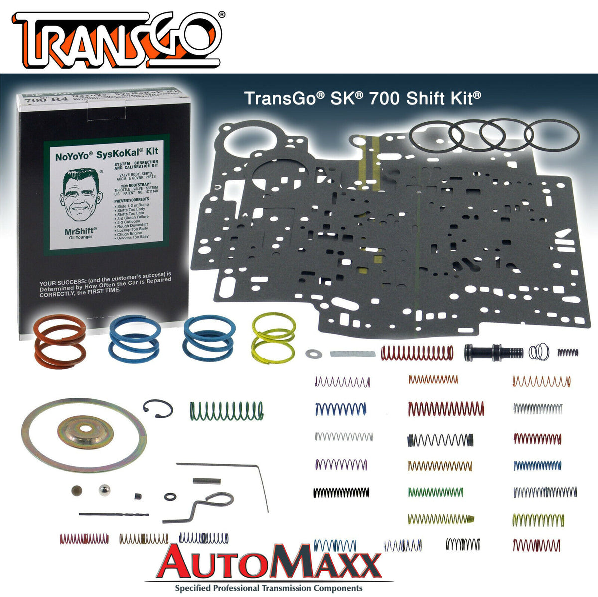 TransGo SK700 Transmission Valve Body Shift Kit 198293 — MaxxIndustries