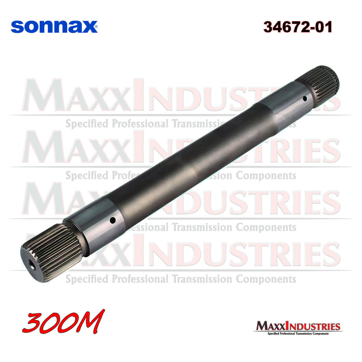 Sonnax Performance 4L80E 4L85E Input Shaft – 300M Heavy Duty, Handles Up To 1000HP (Part #34670-01)