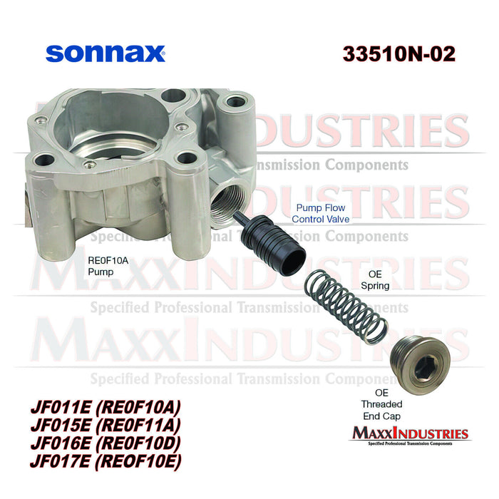 SONNAX 33510N-02 CVT JF011E RE0F10A F1CJA Pump Flow Control Valve