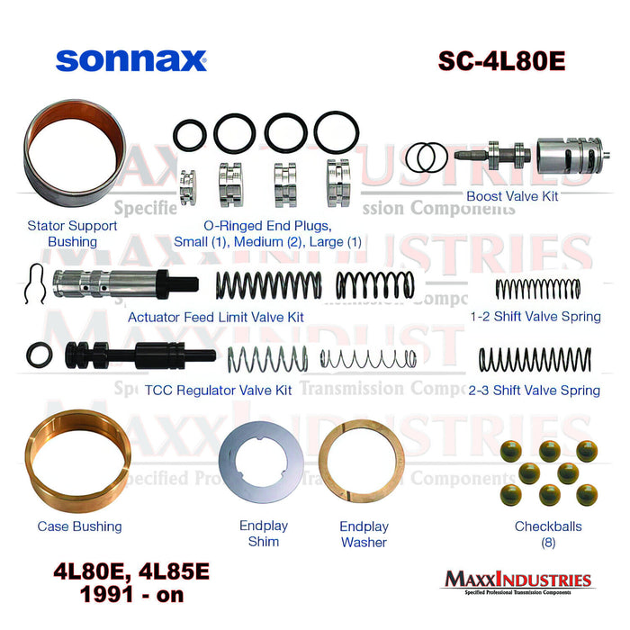 Sonnax SC-4L80E Transmission Sure Cure Kit (Requires 77754-TL) 4L80E 91-18