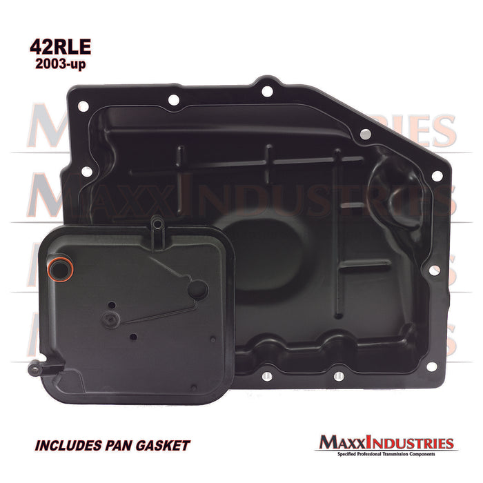 42RLE Dodge Jeep Transmission Oil Pan with Filter and Gasket Service Set 2003-on