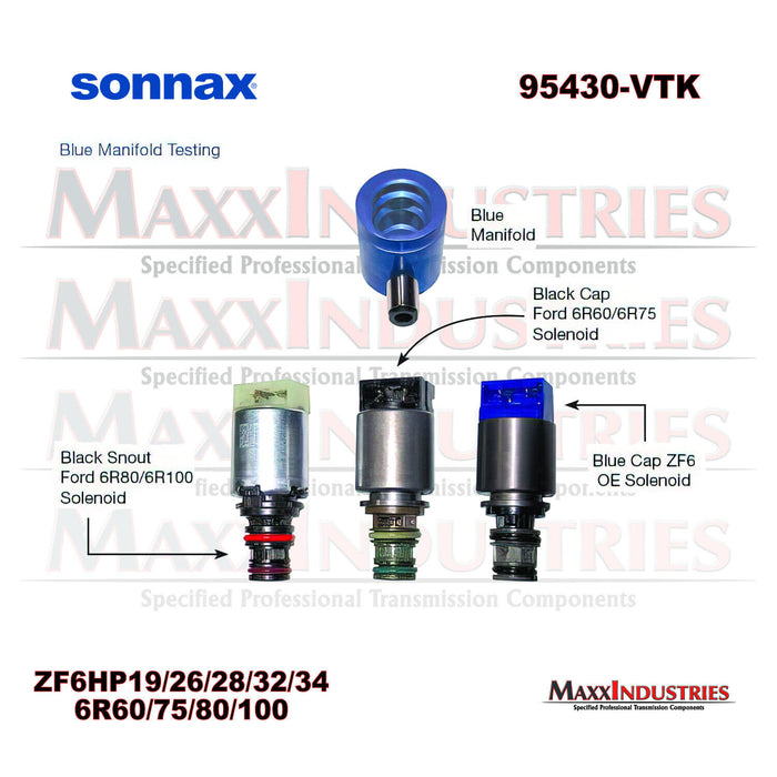 Sonnax 95430-VTK Transmission Kit, Solenoid Test Manifold used with VACTEST-01K