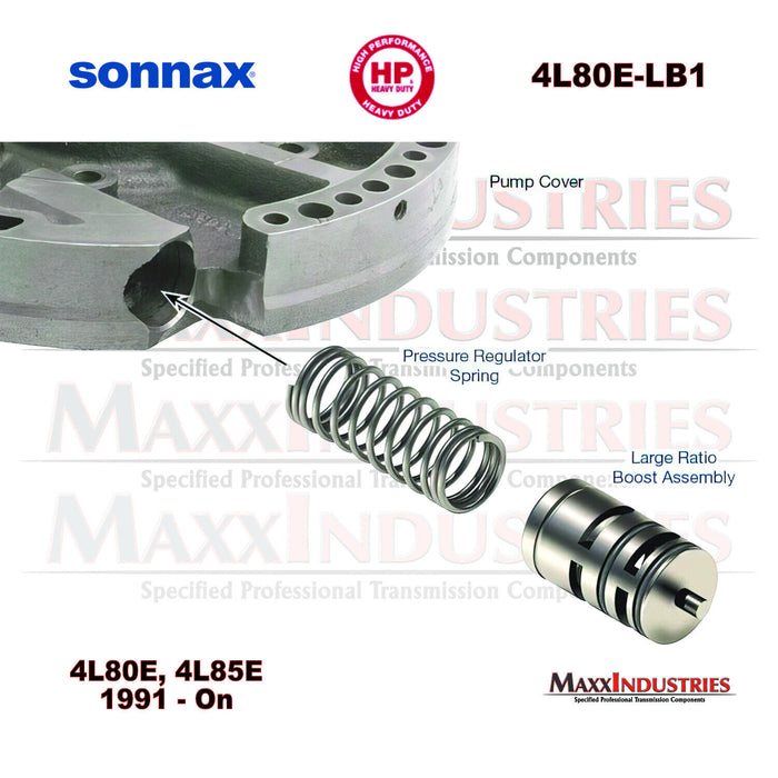 4L80E Transmission Line Pressure Boost Valve Kit Sonnax 4L80E-LB1