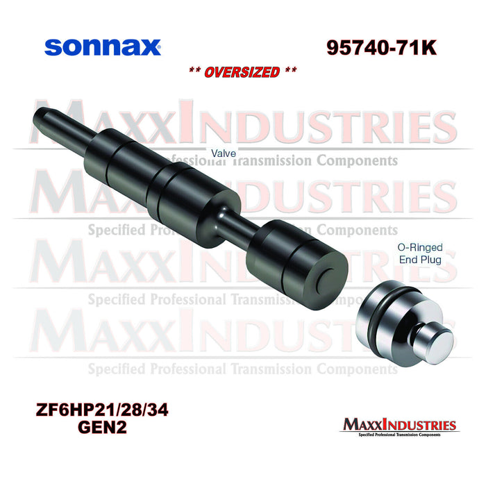 Sonnax 95740-71K Oversized Lubrication Control Valve Kit ZF6HP21 ZF6HP28 ZF6HP34