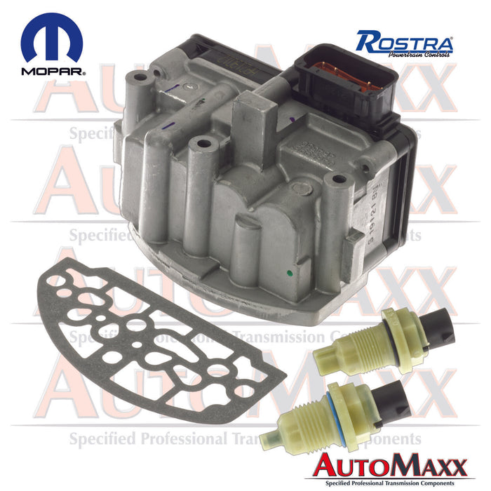 A604 41TE Shift Solenoid Block OEM with Filter Kit & Input Output Speed Sensors