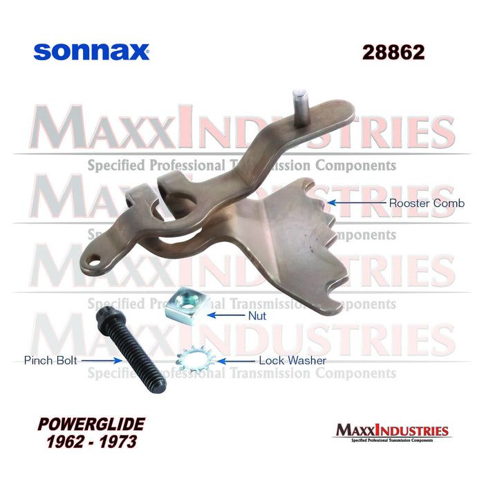 Sonnax 28862 Powerglide Rooster Comb Park & Gear Selector Lever Kit